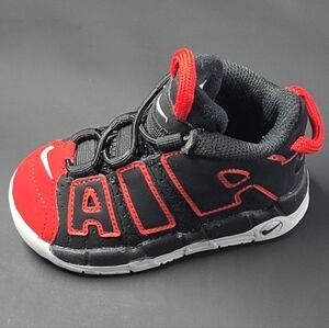 Nike Kids Black and Red Sneakers